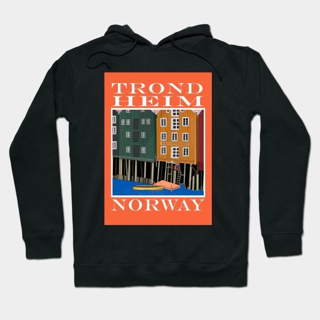 Trondheim Trøndelag Norway Hoodie by DiegoCarvalho